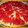 Tarte aux fraises à la crème...