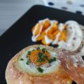Oeufs cocotte dans du pain!