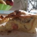 quiche saucisse - bleu - chèvre