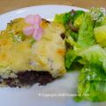 Parmentier de boudin noir gratiné au Comté