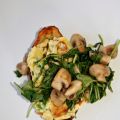 Pommes de terre farcies oeufs roquette et[...]