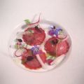 Ravioli de langoustine, consommé Hanoï, radis,[...]