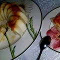 Gâteau de semoule aux pommes et raisins secs