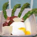 Panna cotta de parmesan, oeuf mollet, asperges[...]