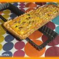 Quiche rectangle lardons courgettes carottes...