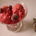 Glace à la framboise allégée, Recette Ptitchef