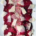 Carpaccio de betteraves - parmesan - sarrazin