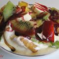Crêpe sucrée au mascarpone et fruits frais