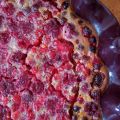 Clafoutis aux fruits rouges, parfum pistache