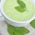 Potage froid épinard et poire