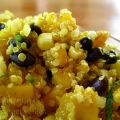 Salade de quinoa aux fèves noires et à la mangue