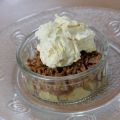 Crumble pommes-rhubarbe aux spéculoos