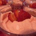 * Mousse à la fraise en 3 ingrédients *