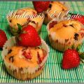 Des fraises, du chocolat : des muffins !