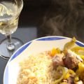 Agneau à l'ail et aux poivrons à la grecque[...]
