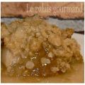 Croustade aux pommes à l'érable