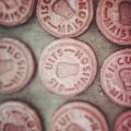 Petits sablés au biscuits rose de Reims