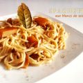 Spaghetti aux blancs de seiche