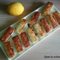 Financier au citron / Lemon financier biscuits