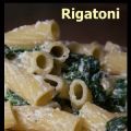 Rigatonis aux épinard, ricotta et parmesan,[...]