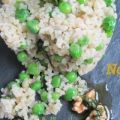 Taboule aux petits pois, menthe et noix,[...]