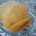 Tuiles dentelle à l'érable