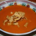 Crème de tomates au cari