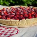 Tarte aux petites fraises entières et aux[...]