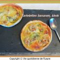 Tartelettes bananes, kiwis et coco