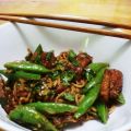 Tofu aux amandes sur nouilles soba