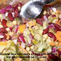 Salade aux légumes et féculents