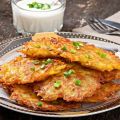 Beignets de pommes de terre et lardons