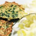 Galettes d'épinard et flocons d'avoine