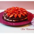 Gâteau au chocolat et aux fraises - Bolo de[...]