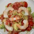 Salade Quinoa-Crevettes-Avocat-Pamplemousse