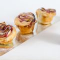 Tartelettes aux pommes en forme de rose