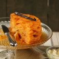 Mille feuilles de pommes au sirop de vanille