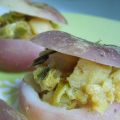 Mini-navets farcis au curry de navets