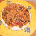 Risotto tomates, champignons et chorizo