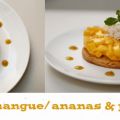 Tartare mangue/ananas & pesto coco