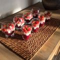 Verrines betteraves jambon fastoches