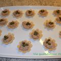 Rillettes de sardines dans des mini-tartelettes