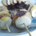 Petites brochettes de boudin blanc et[...]