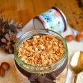 Granola à l'orange, noisette et crème de marrons