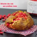 Galette des rois aux pralines roses