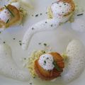 Pétoncles et couscous de noix du brésil