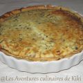 Quiche aux champignons, parmesan, sarriette