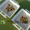 Crème de banane à la crème de coco