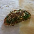 Tartines de fanes de radis