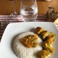 Sauté de porc au curry à ma façon.
